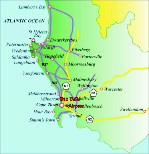 12 Bells Holiday House Milnerton, South Africa