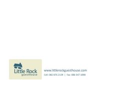 Little Rock Guest House