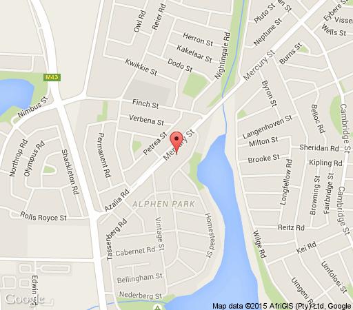 Map Ange B & B in Benoni  Ekurhuleni (East Rand)  Gauteng  South Africa