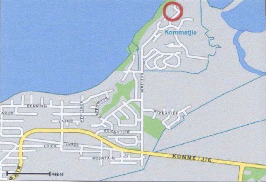 Map Misty Mornings  in Kommetjie  False Bay  Kaapstad  Western Cape  Suid-Afrika