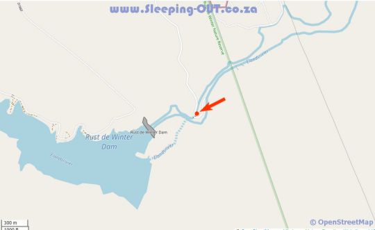Map Mologa River lodge in Bela Bela  Bushveld  Limpopo  Zuid-Afrika
