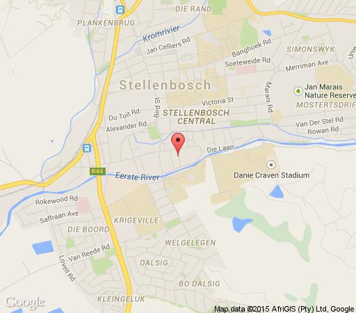 Map Just Joey  in Stellenbosch  Cape Winelands  Western Cape  Südafrika
