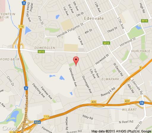 Map Ruth Avenue Guest House in Edenvale  Ekurhuleni (East Rand)  Gauteng  Zuid-Afrika