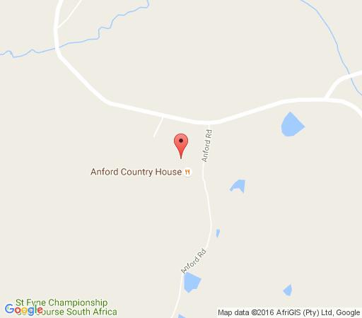Map Anford Country House & Restaurant in Belfast  Highlands  Mpumalanga  South Africa