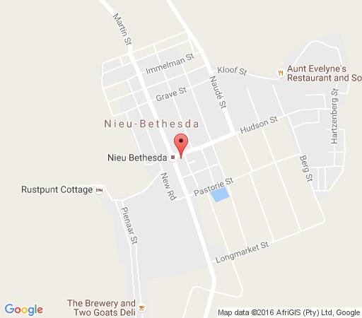 Map Bethesda Tower  in Nieu Bethesda  Cacadu (Sarah Baartman)  Eastern Cape  Suid-Afrika