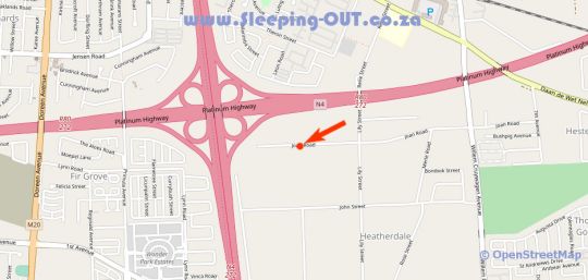 Map El Gran Chaparral Guest House in Akasia  Pretoria North  Pretoria / Tshwane  Gauteng  South Africa