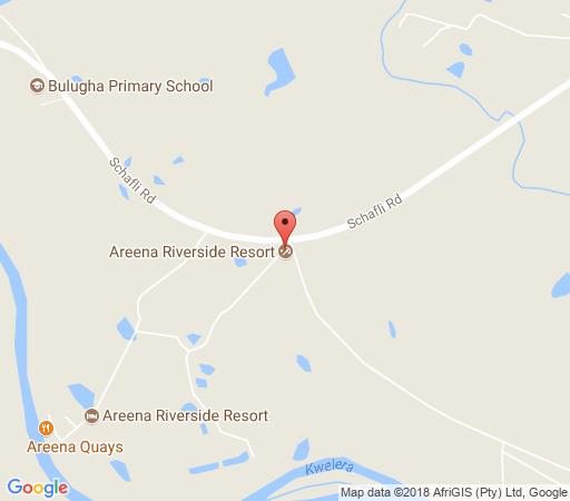 Map Areena Riverside Resort  in Kwelera  Amatole  Eastern Cape  Afrique du Sud