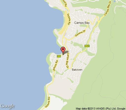 Map Azamare in Camps Bay  Atlantic Seaboard  Kaapstad  Western Cape  Zuid-Afrika