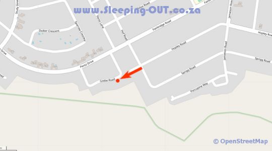 Map Casa Mia Guesthouse in Table View  Blaauwberg  Le Cap  Western Cape  Afrique du Sud