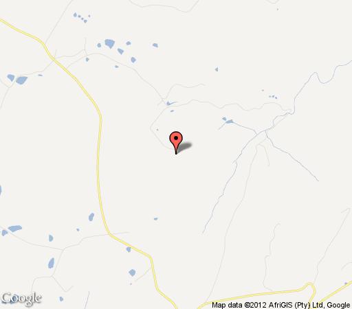 Map Lake Heron Estate in Dullstroom  Highlands  Mpumalanga  Suid-Afrika