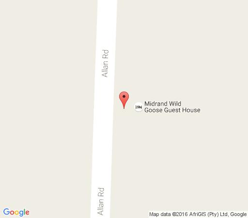 Map Midrand Wild Goose Guest House / Boutique in Glen Austin AH  Midrand  Johannesburg  Gauteng  Südafrika