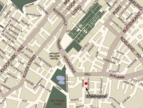 Map Mountain Manor Executive SelfCatering in Gardens  City Bowl  Kapstadt  Western Cape  Südafrika