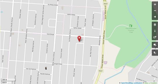 Map Michael-Angelo Guest House in Potchefstroom  Southern (NW)  North West  Suid-Afrika