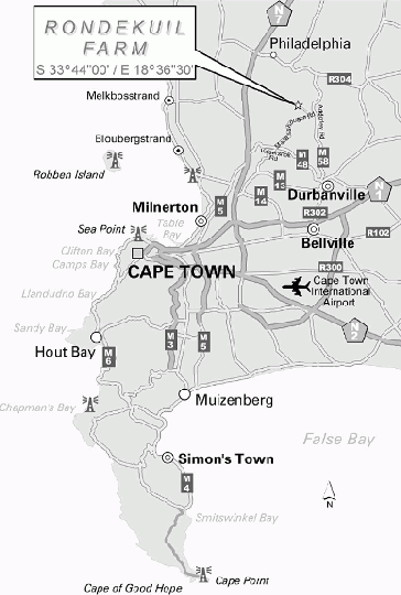 Map Rondekuil in Durbanville  Northern Suburbs (CPT)  Kaapstad  Western Cape  Zuid-Afrika