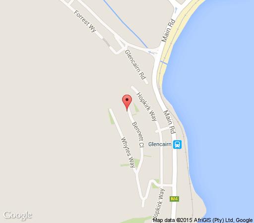 Map Simonstown Guesthouse in Simon's Town  False Bay  Kaapstad  Western Cape  Suid-Afrika