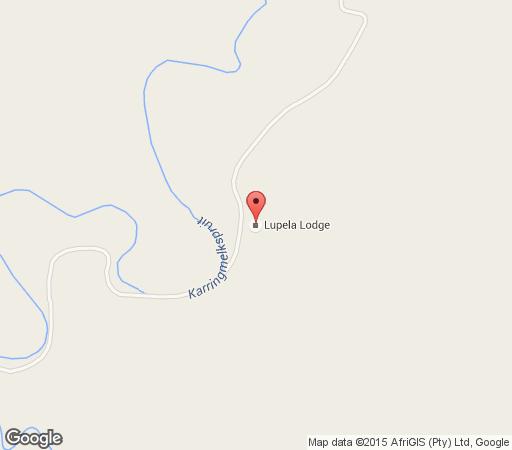 Map Lupela Lodge in Lady Grey  Drakensberg (EC)  Eastern Cape  Suid-Afrika