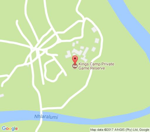 Map  Kings Camp in Hoedspruit  Valley of the Olifants  Limpopo  Suid-Afrika