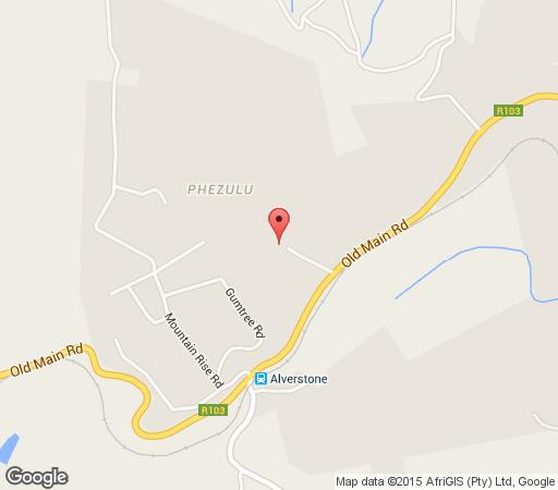 Map Phezulu Safari Park in Bothas Hill  Western Suburbs (DBN)  Durban and Surrounds  KwaZulu Natal  Afrique du Sud