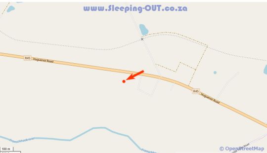 Map Le Manoir de Brendel in Franschhoek  Cape Winelands  Western Cape  Suid-Afrika