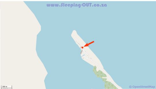 Map Macachula Beach Lodge in Pomene  Inhambane  Mozambik