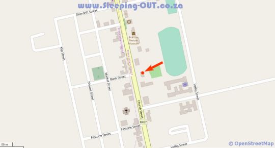 Map African Relish Cottages in Prince Albert  Karoo  Western Cape  Suid-Afrika