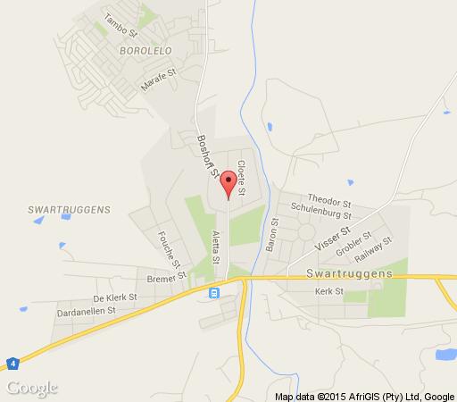 Map Villa Luca Guesthouse & Chalets in Swartruggens  Bojanala  North West  Zuid-Afrika