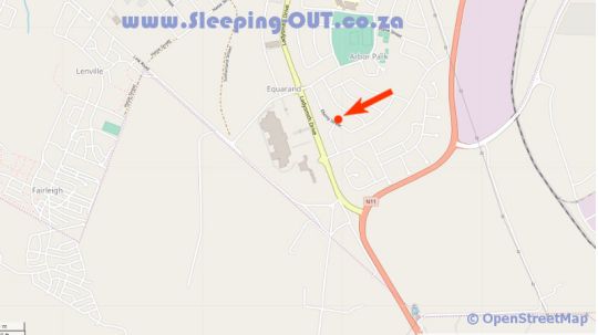 Map House Ebony B&B in Newcastle  Battlefields  KwaZulu Natal  South Africa