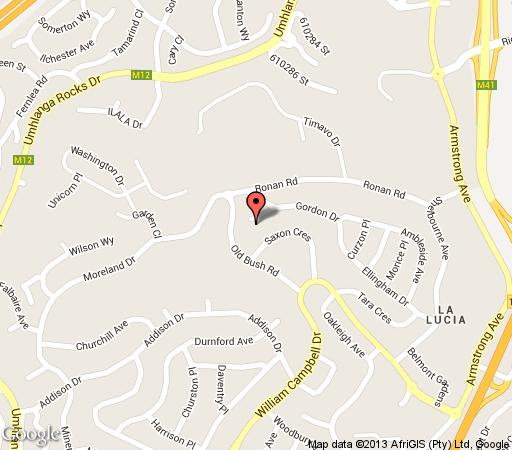 Map Seaview Manor in La Lucia  Northern Suburbs (DBN)  Durban and Surrounds  KwaZulu Natal  South Africa