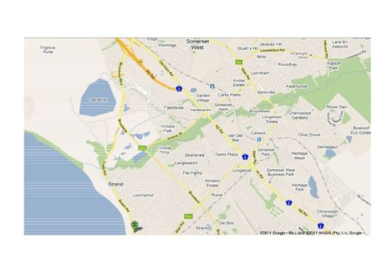 Map Hibernian Towers 313 in Strand  Helderberg  Western Cape  Afrique du Sud