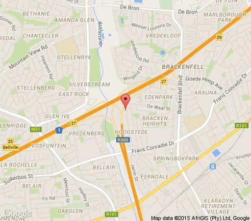 Map The Vinelands on Alpha in Brackenfell  Northern Suburbs (CPT)  Le Cap  Western Cape  Afrique du Sud
