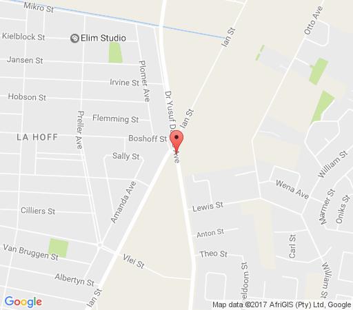 Map Home Away Guest House in Klerksdorp  Southern (NW)  North West  South Africa