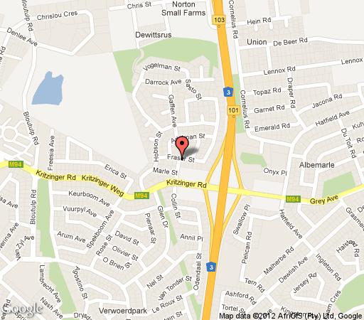 Map Marl Lodge CC in Germiston  Ekurhuleni (East Rand)  Gauteng  South Africa
