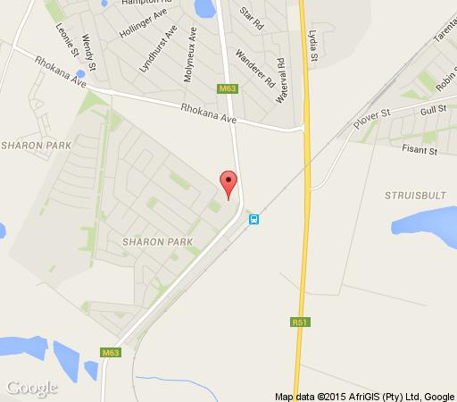 Map La Maison De Ville  in Springs  Ekurhuleni (East Rand)  Gauteng  Südafrika