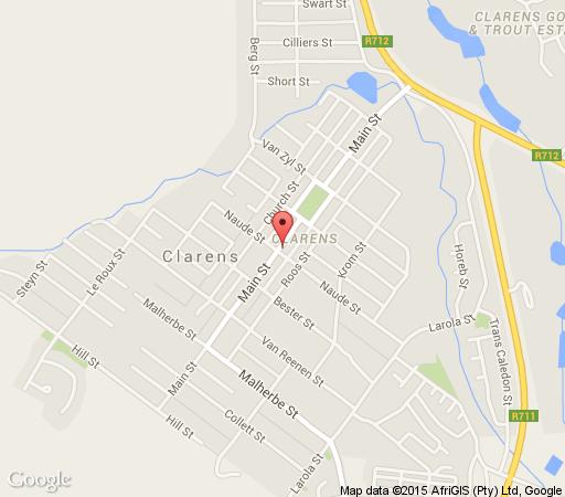 Map 278 On Main in Clarens  Thabo Mofutsanyana  Free State  Afrique du Sud
