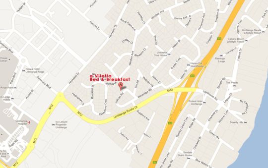 Map Lavender Moon in Umhlanga Rocks  Umhlanga  Northern Suburbs (DBN)  Durban and Surrounds  KwaZulu Natal  Afrique du Sud