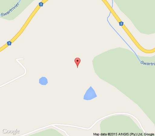 Map Denneberghof in Wilderness  Garden Route  Western Cape  Suid-Afrika