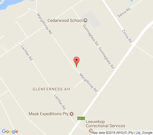 Map The Roosters Nest BnB in Kyalami  Midrand  Johannesburg  Gauteng  Suid-Afrika