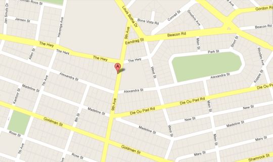 Map 52 On Ninth B&B in Florida  Roodepoort  West Rand  Gauteng  South Africa