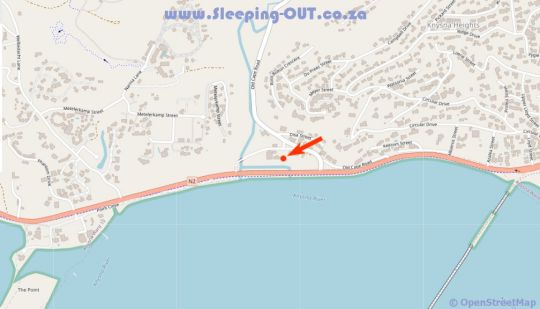 Map On The Estuary in Knysna  Garden Route  Western Cape  Suid-Afrika