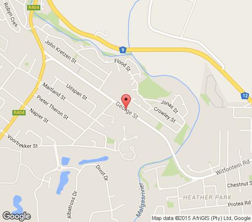 Map Reheifo Lodge in George  Garden Route  Western Cape  Zuid-Afrika