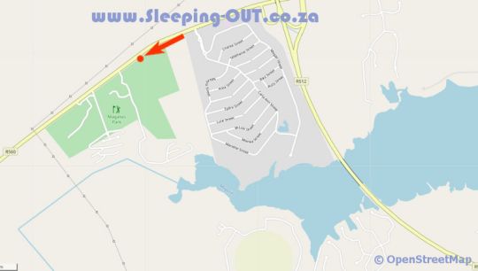 Map Browns Cabin and Cottages in Hartbeespoort  Bojanala  North West  Afrique du Sud