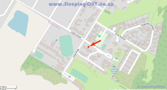 Map Teeni Rant Inn in Ladybrand  Thabo Mofutsanyana  Free State  Südafrika