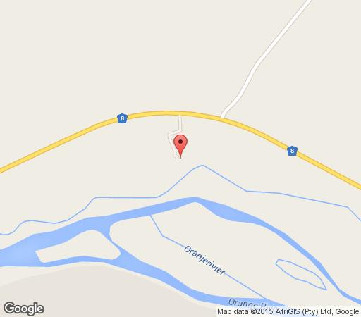 Map Kheis Riverside Lodge & Camping in Groblershoop  Green Kalahari  Northern Cape  Zuid-Afrika