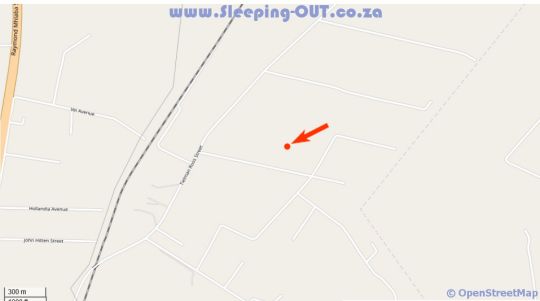 Map Olive Hill Country Lodge in Bloemfontein  Mangaung  Free State  South Africa