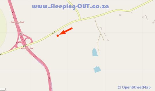 Map Brahman Hills  Gardens Hotel  Cottages in Nottingham Road  Midlands  KwaZulu Natal  Suid-Afrika