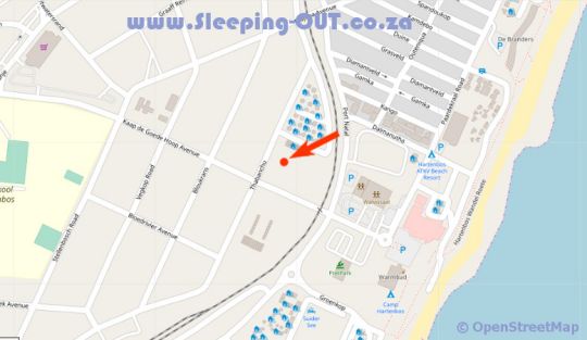 Map B30 Alikreukel in Hartenbos  Garden Route  Western Cape  Südafrika