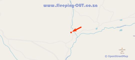 Map Koedoeskloof Guesthouse in Ladismith  Klein Karoo  Western Cape  South Africa