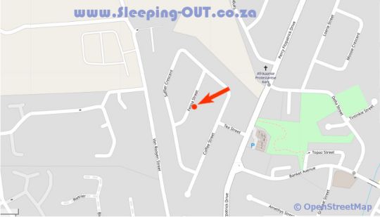 Map 9 on Feijoa   in Nelspruit  Lowveld  Mpumalanga  Zuid-Afrika