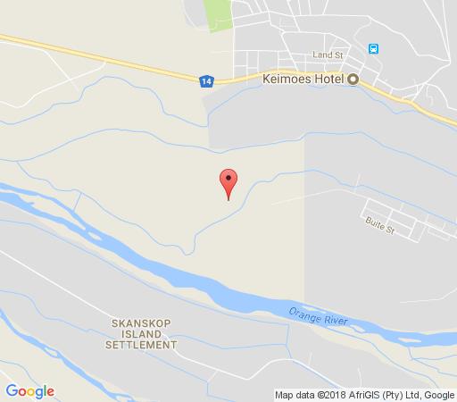 Map Kalahariwater  in Keimoes  Green Kalahari  Northern Cape  Afrique du Sud