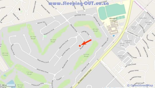 Map La Petite Maison Woodhill in Woodhill  Pretoria East  Pretoria / Tshwane  Gauteng  Suid-Afrika